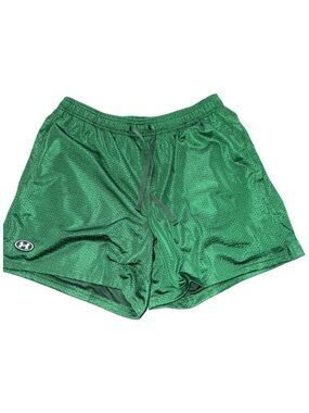 Under Armour Men's Emerald Green Athletic Mesh Shorts